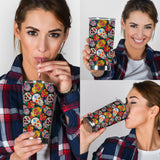 Suger Skull Pattern Background Tumbler