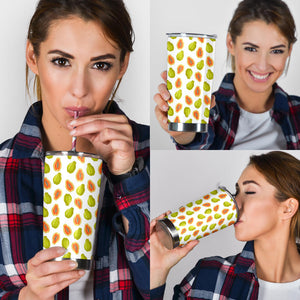 Papaya Pattern Theme Tumbler