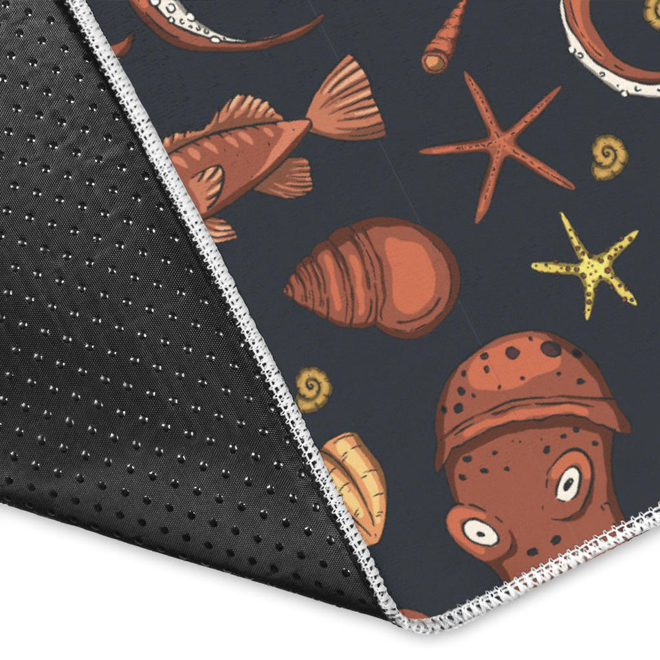 Octopus Pattern Area Rug