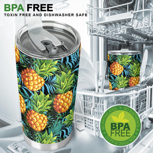 Pineapple Pattern Tumbler