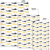 Swordfish Pattern Print Design 05 Area Rug