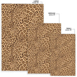 Leopard Skin Texture Pattern Area Rug