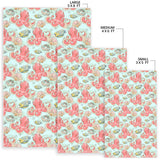 Octopus Fish Shell Pattern Area Rug