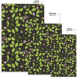 Ginkgo Leaves Flower Pattern Area Rug