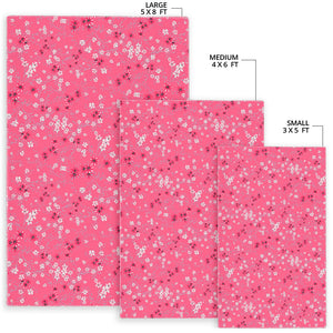 Sakura Pattern Background Area Rug