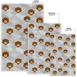 Cute Otter Pattern Area Rug