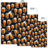 Beer Pattern Background Area Rug