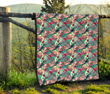 Tennis Pattern Print Design 01 Premium Quilt