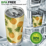 Pineapple Pattern Pokka Dot Background Tumbler