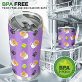 Pomeranian in Cup Pattern Tumbler