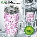 Orchid Pattern Tumbler