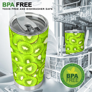 Sliced Kiwi Pattern Tumbler