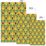 Papaya Pattern Background Area Rug