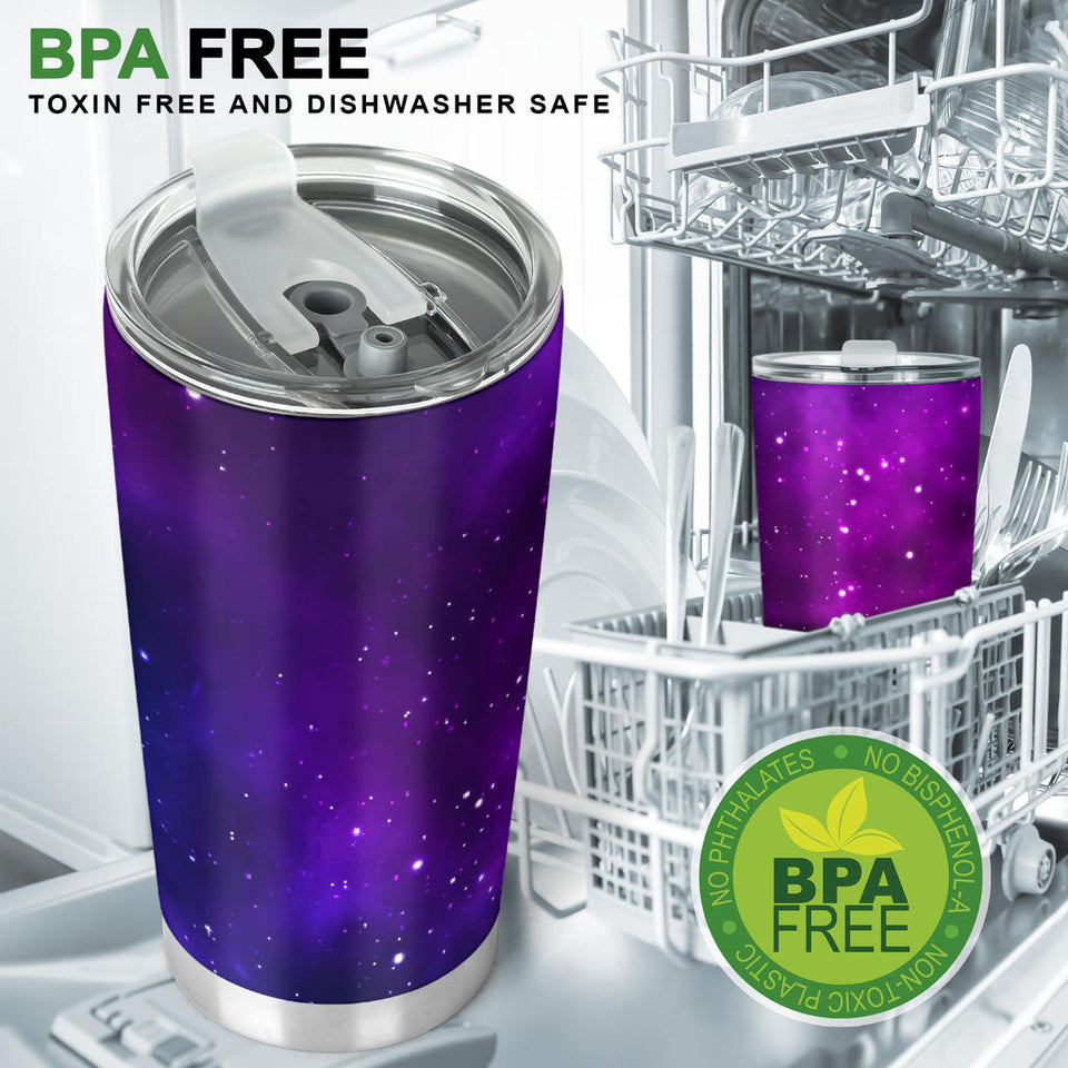 Pink Space Galaxy Pattern4 Tumbler