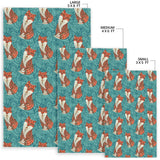 Fox Tribal Pattern Background Area Rug