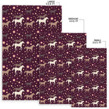 Horse Pattern Background Area Rug