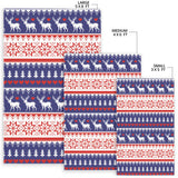 Deer Sweater Printed Pattern Area Rug