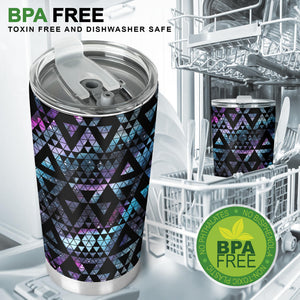 Space Galaxy Tribal Pattern Tumbler