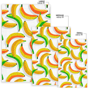 Banana Geometric Pattern Area Rug