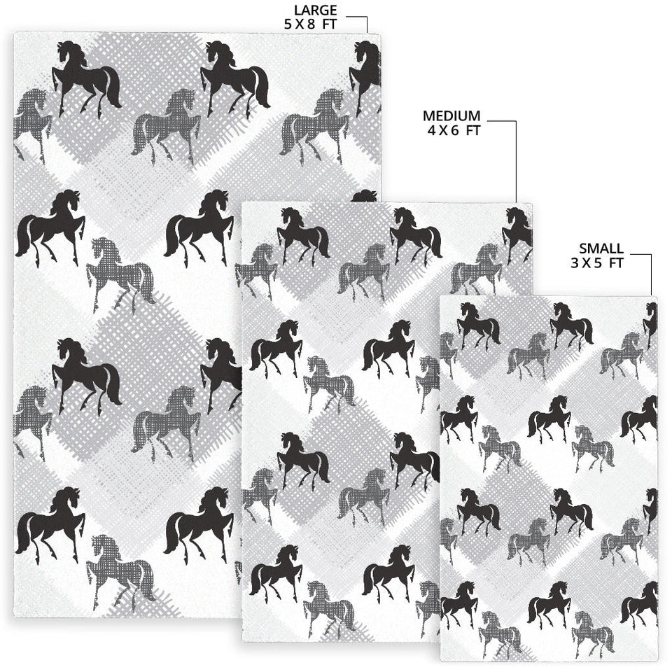 Horse Pattern Area Rug