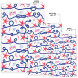 Starfish Shell Rope Pattern Area Rug