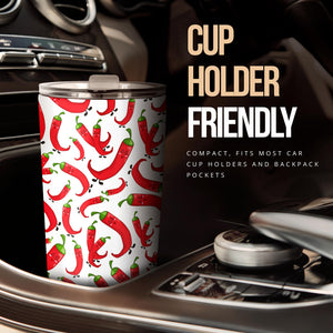 Red Chili Pattern Tumbler