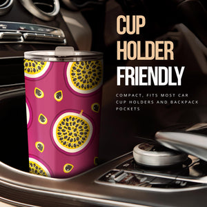 Sliced Passion Fruit Pattern Tumbler