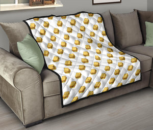 Sandwich Pattern Print Design 04 Premium Quilt