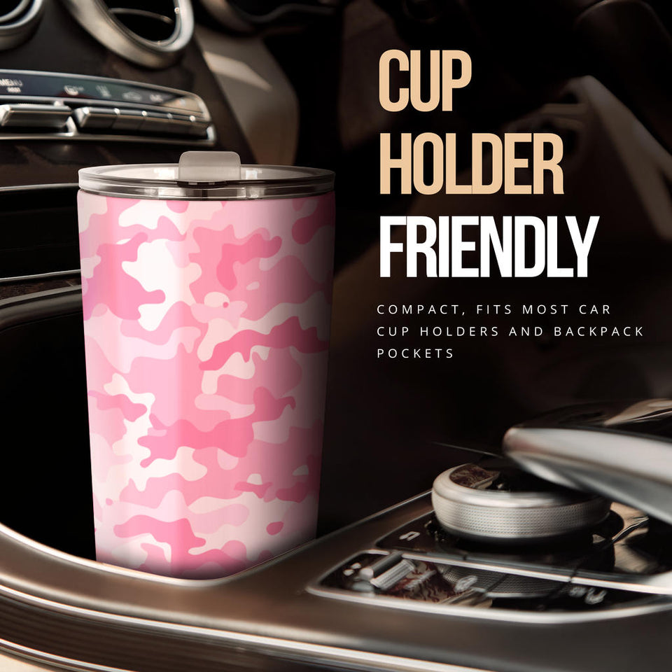 Pink Camo Camouflage Pattern Tumbler