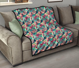 Tennis Pattern Print Design 01 Premium Quilt