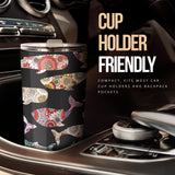 Whale Flower Tribal Pattern Tumbler