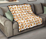 Sandwich Pattern Print Design 01 Premium Quilt