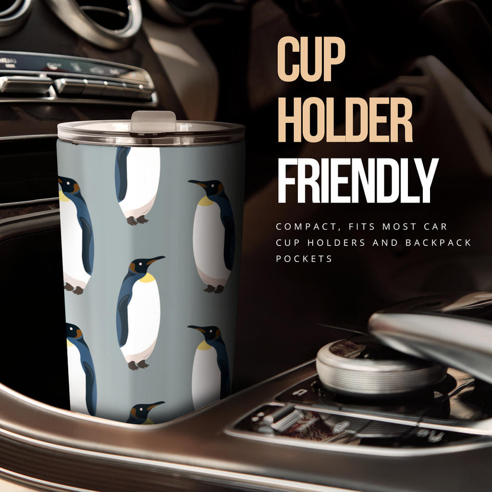 Penguin Pattern Theme Tumbler