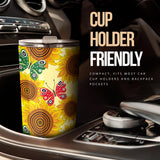 Sunflower Butterfly Pattern Tumbler