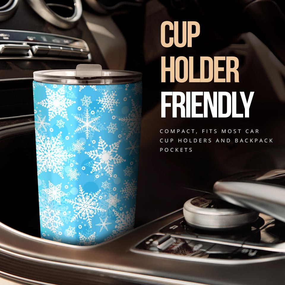 Snowflake Pattern Tumbler