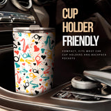 Saxophone Pattern Background Tumbler