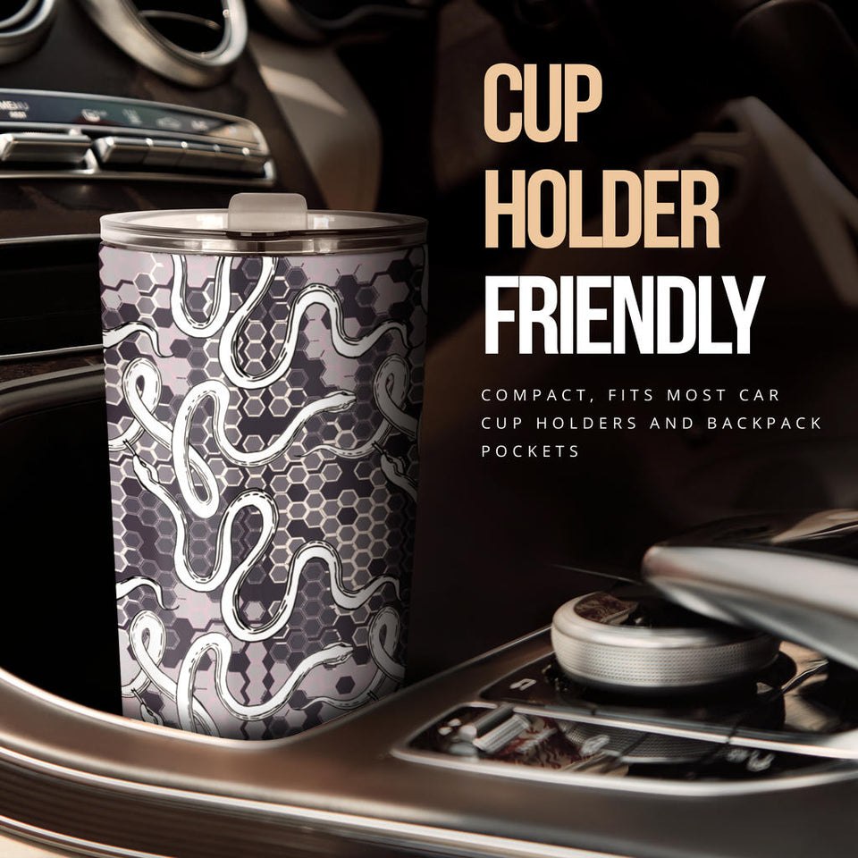 Snake Gray Pattern Tumbler