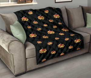 Sandwich Pattern Print Design 03 Premium Quilt