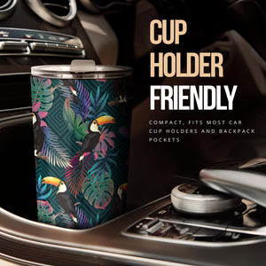 Toucan Pattern Tumbler