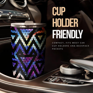 Space Colorful Tribal Galaxy Pattern Tumbler