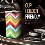 Rainbow Zigzag Chavron Pattern Tumbler